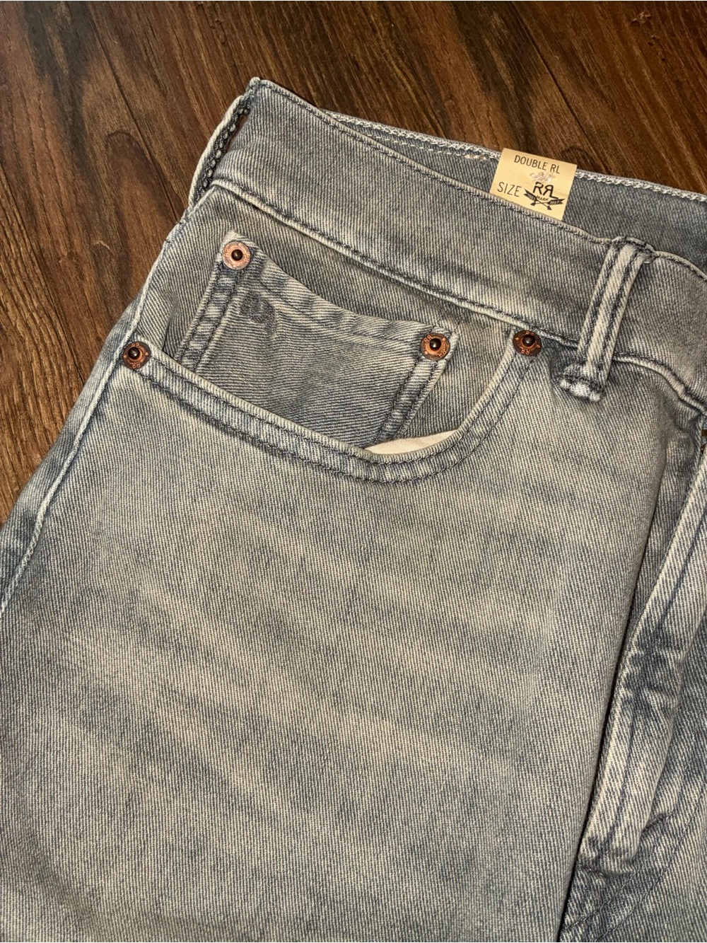 RRL Gray High Skinny Strech Fit - Picture 5 of 16